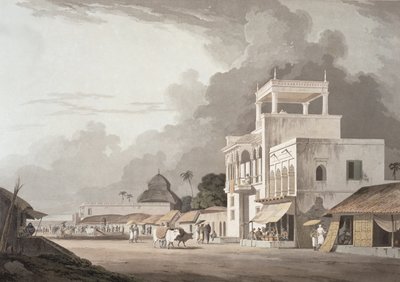 View on the Chitpore Road, Calcutta, Plate II from 